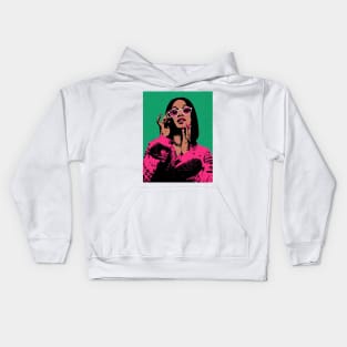 Cardi B pop art Kids Hoodie